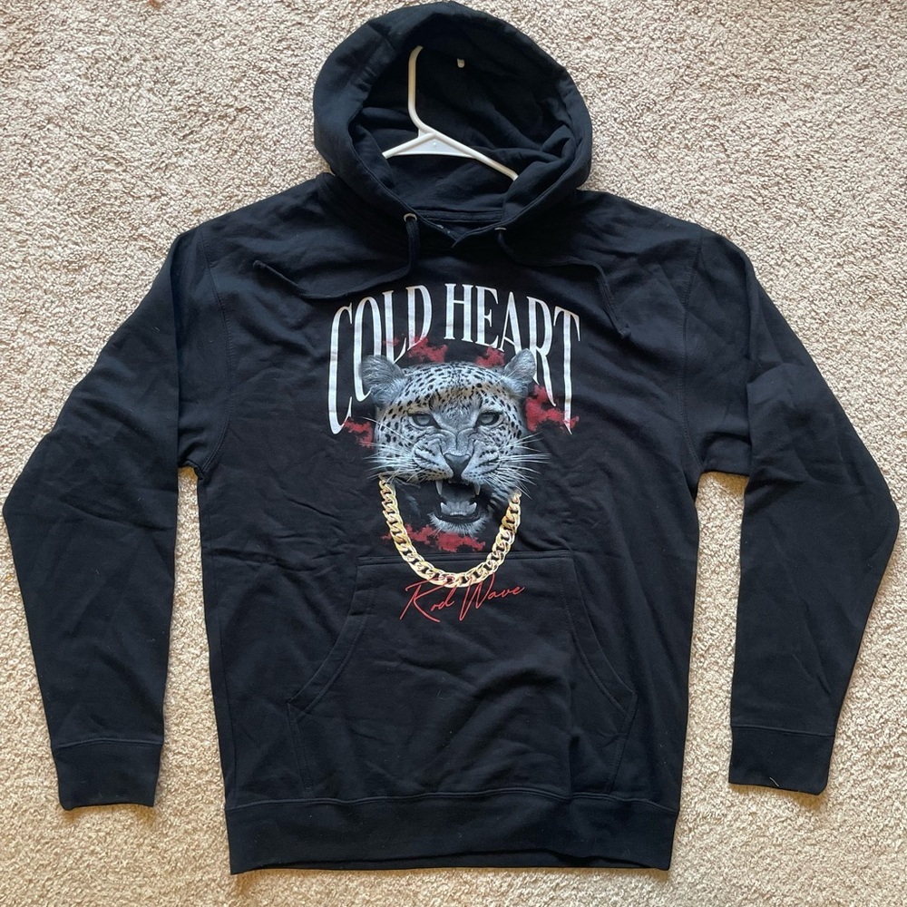 Rod Wave Soul Fly Tour Cold Heart Pullover Hoodie Men’s Size M